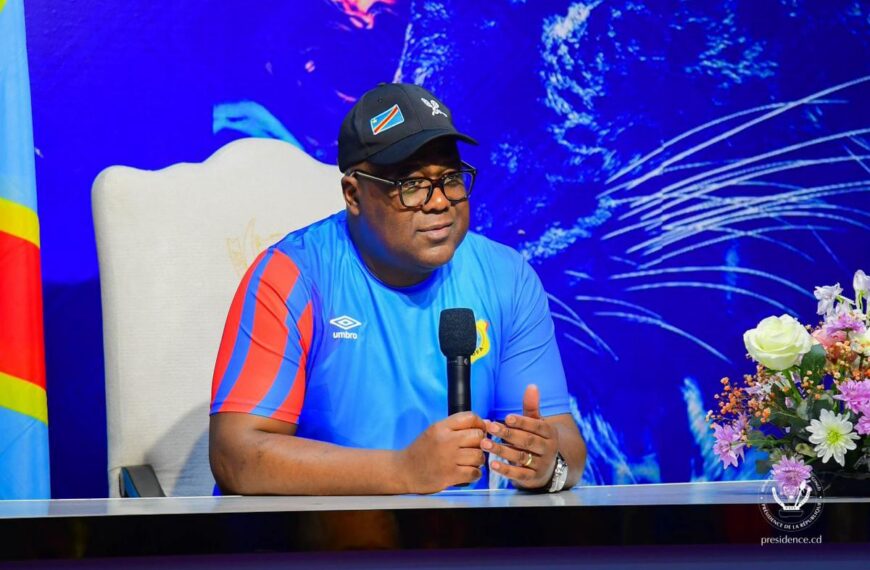 Félix Tshisekedi félicite les Léopards malgré leur élimination face à l&rsquo;Angleterre